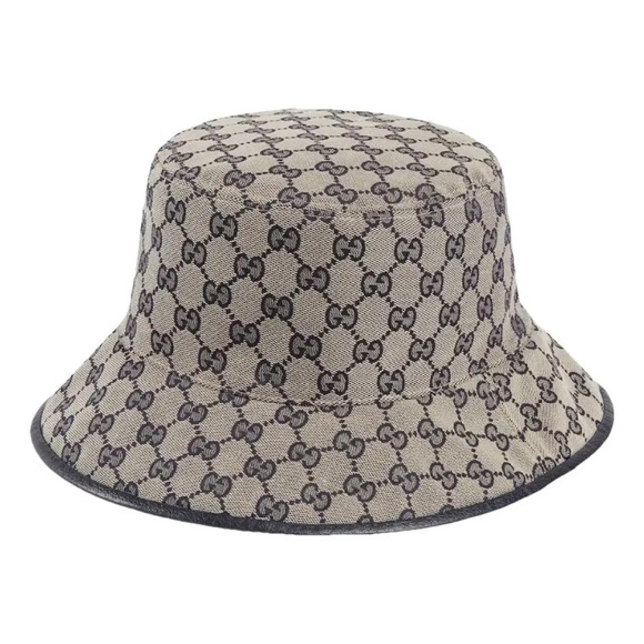 New GUCCI GG Monogram Bob Double Back Reversible Bucket Hat Medium Midnig… - Picture 1 of 8
